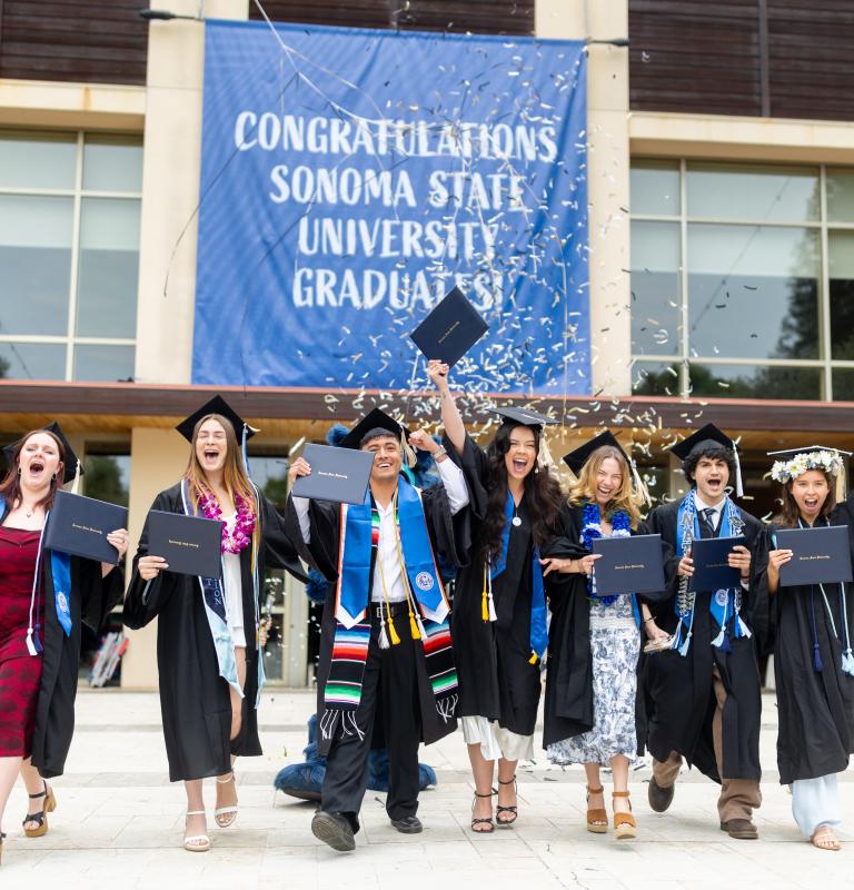 Students at Graduation Ceremony